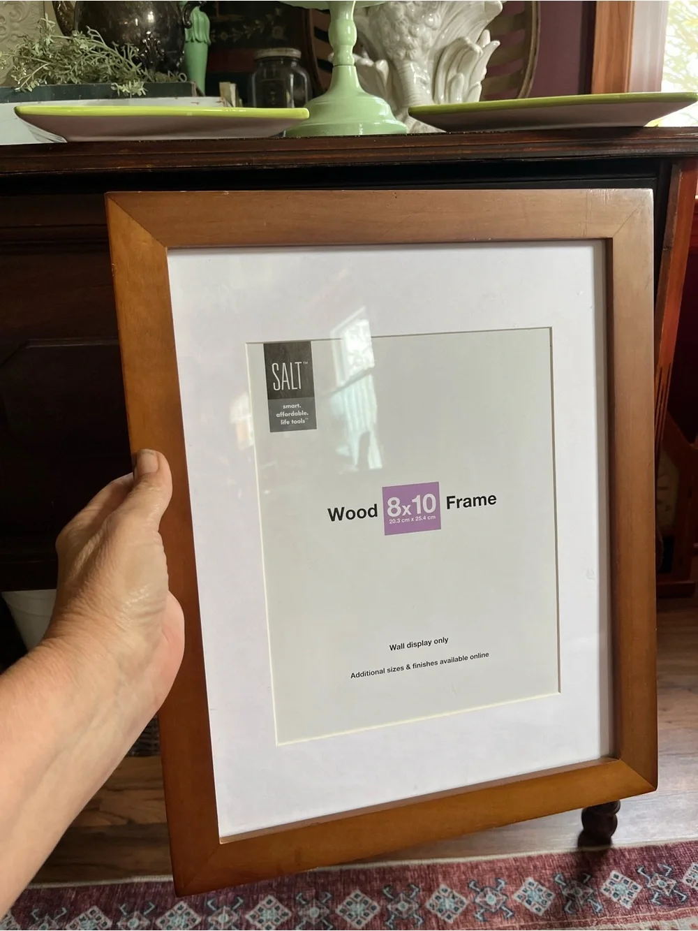 Wood Matted 8x10 Frame